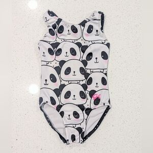 KAWAII PANDA BEARS GK Elite Child Small CS Gymnastics Dance leotard ULTRA SOFT